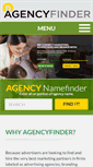 Mobile Screenshot of agencyfinder.com